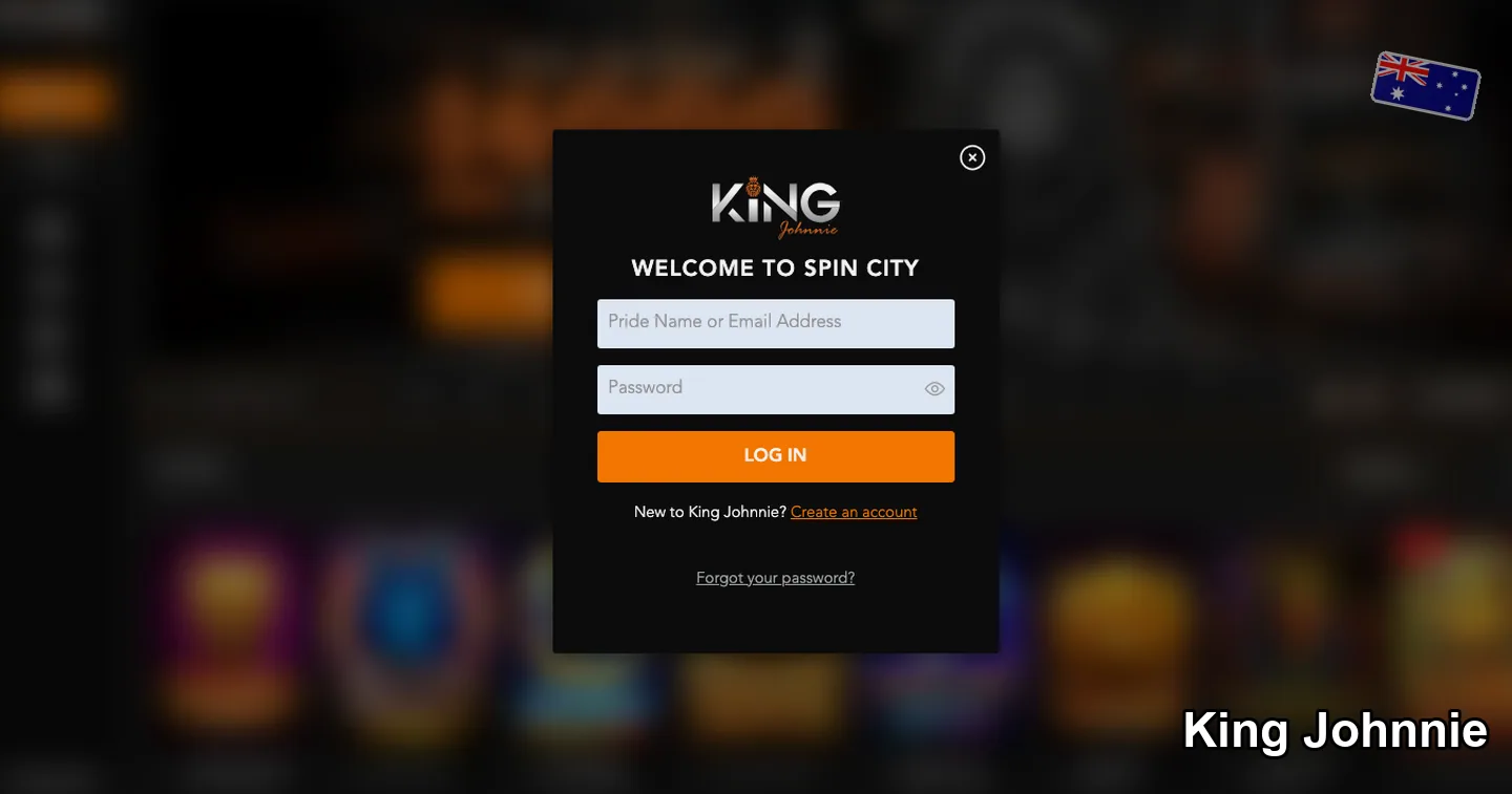 King Johnnie: login login – King Johnnie